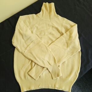Puritan Aquaknit Men's Yellow Wool Turtleneck Sweater